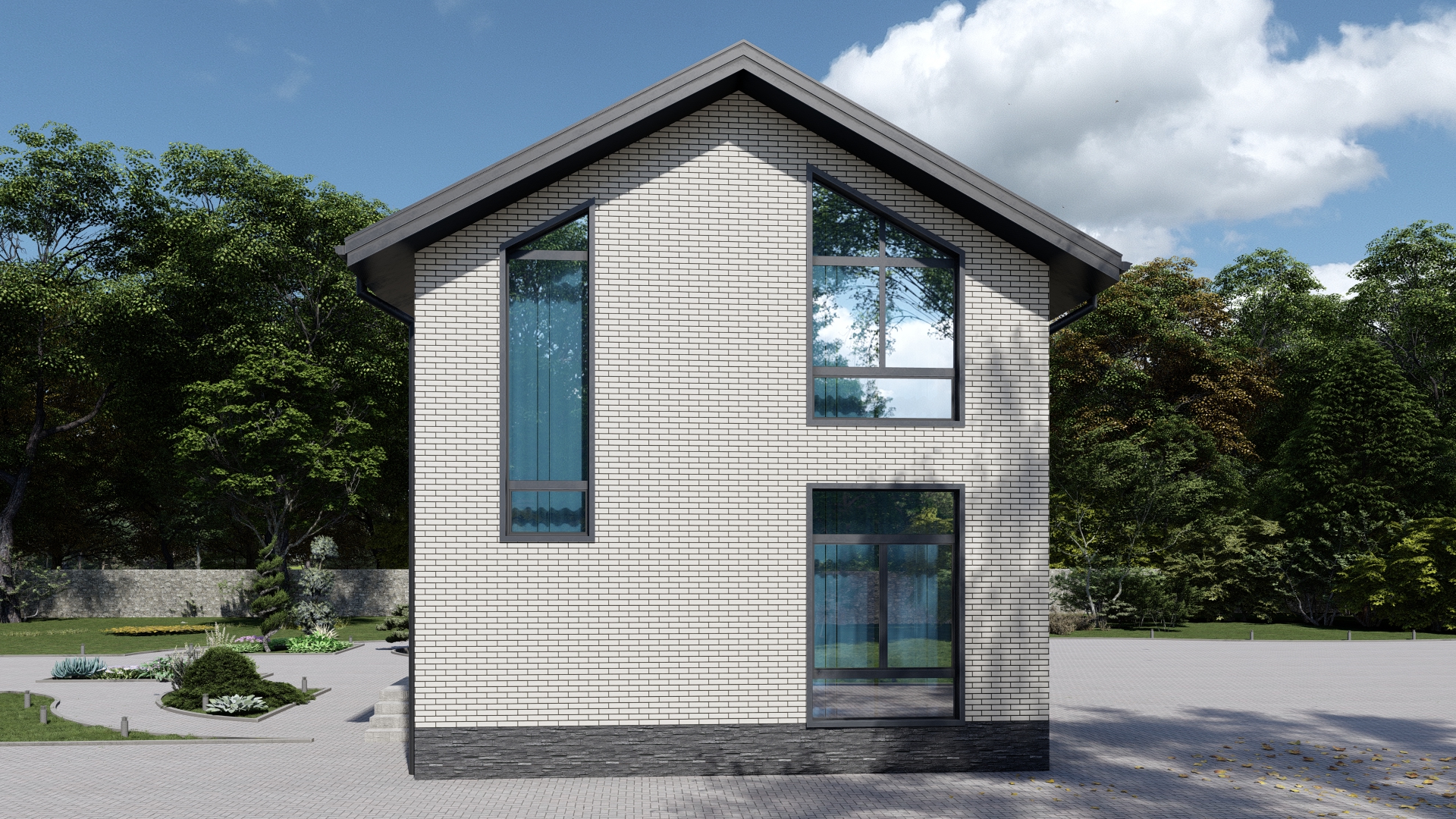 Сейчас строим в Крыму, в поселке Приморском, дома 140м2