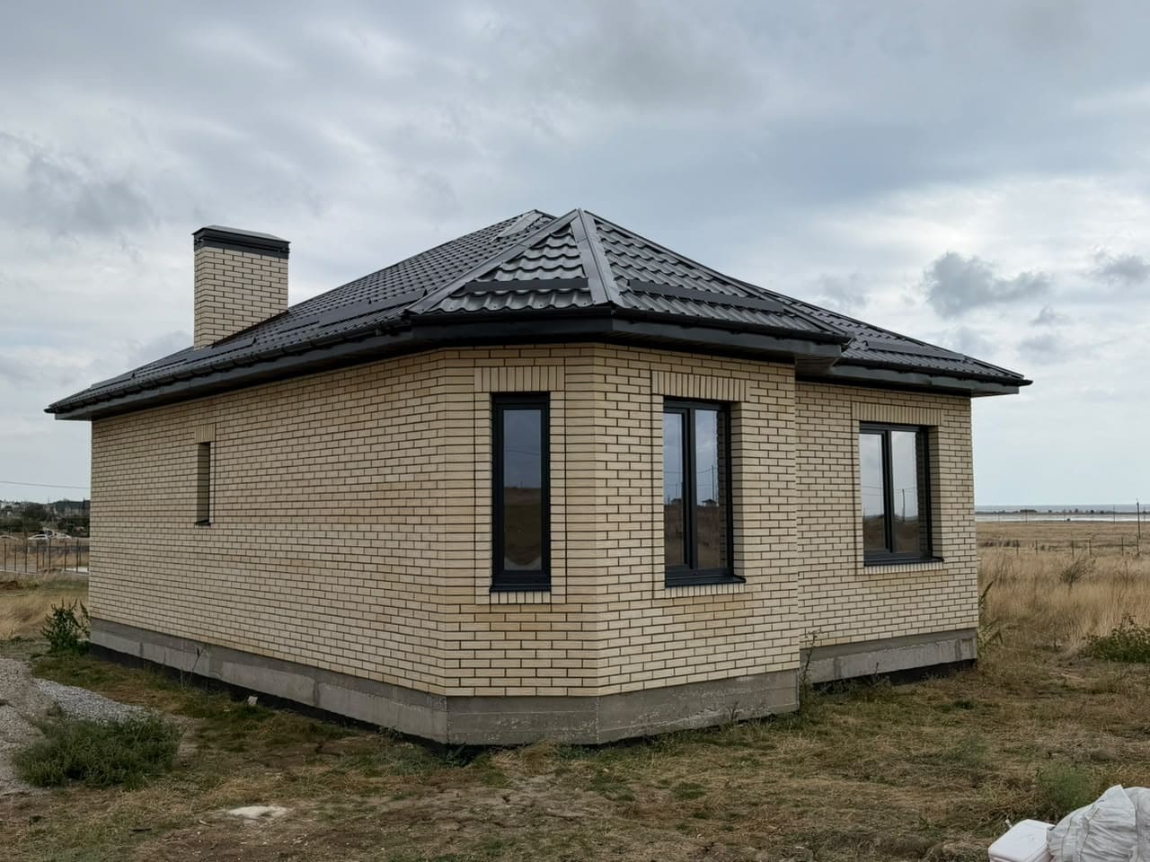 Дом каменный 66м2 в п. Береговое, Крым. 2026 год.